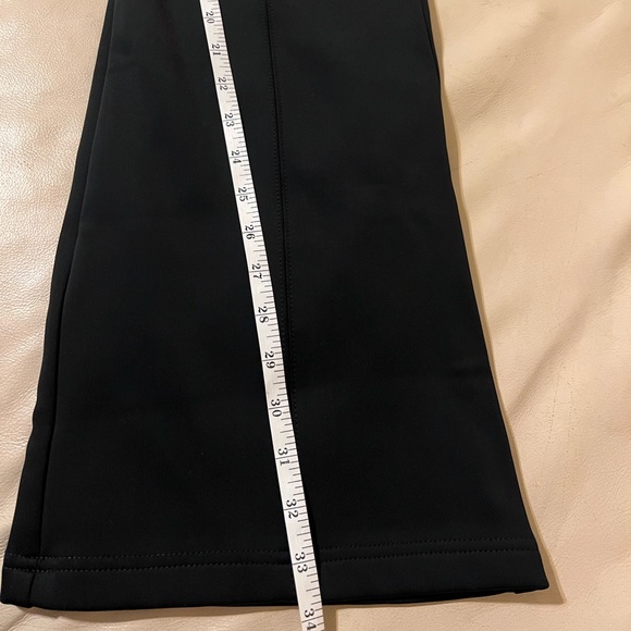 Prana Black Outdoor Fleece-lined Flare Pants Size Medium - Picture 13 of 13